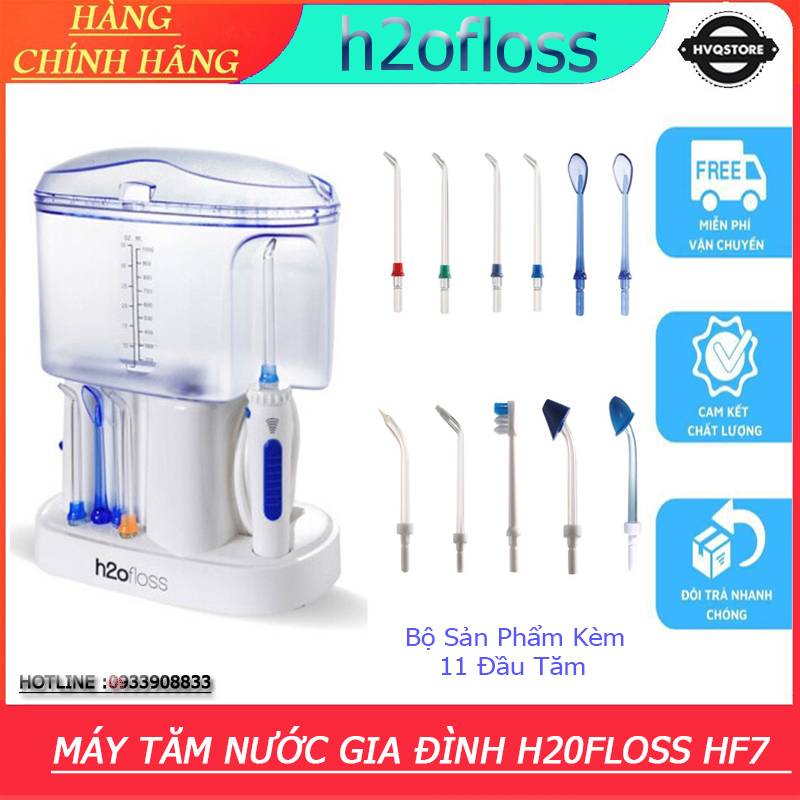 Máy Tăm Nước H2Ofloss Hf7 Chính Hãng Vệ Sinh Răng Miệng Sạch Sẽ Bền Bỉ