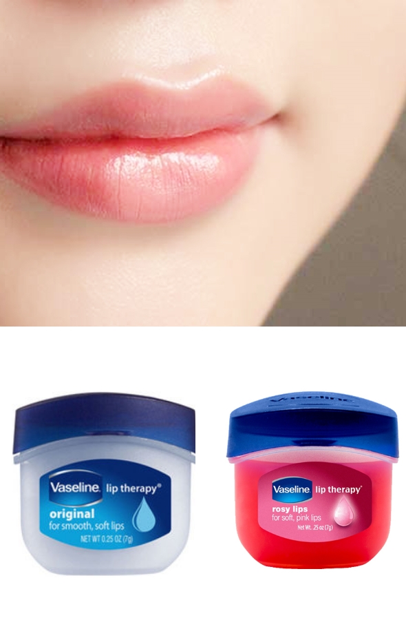 [Hcm]Combo 3 Hủ Sáp Dưỡng Môi Vaseline ( 2 Trắng - 1 Hồng)