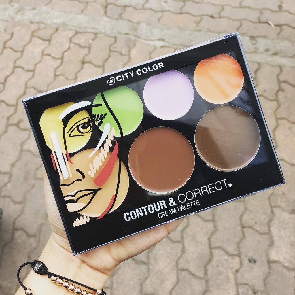 [Hcm]Tạo Khối & Che Khuyết Điểm 7 Ô City Color Contour & Correct Cream Palette Cam Kết Hàng Đúng Mô Tả Chất Lượng Đảm Bảo An Toàn Đến Sức Khỏe Người Sử Dụng