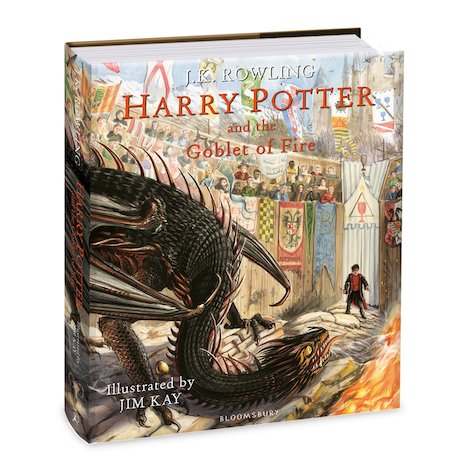 Book - Harry Potter Illustrated Edition - US book 4: Harry Potter and the Goblet of Fire