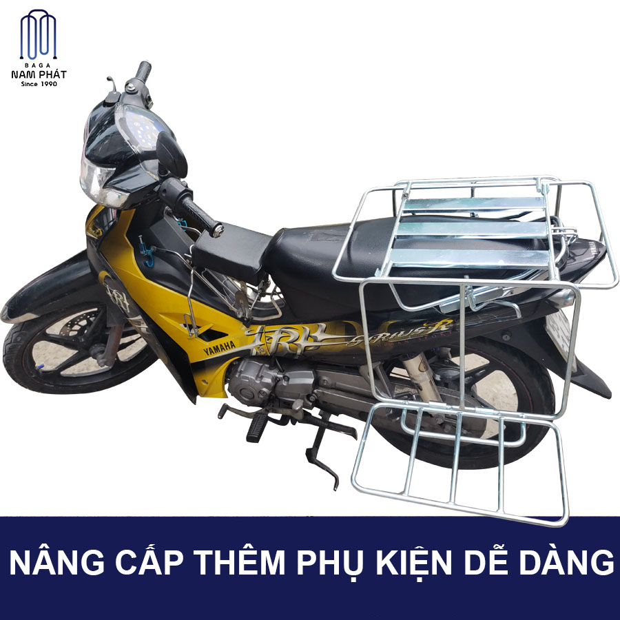 Baga chở hàng bắt cảng Nam Phát chịu lực xe SYM Elegant