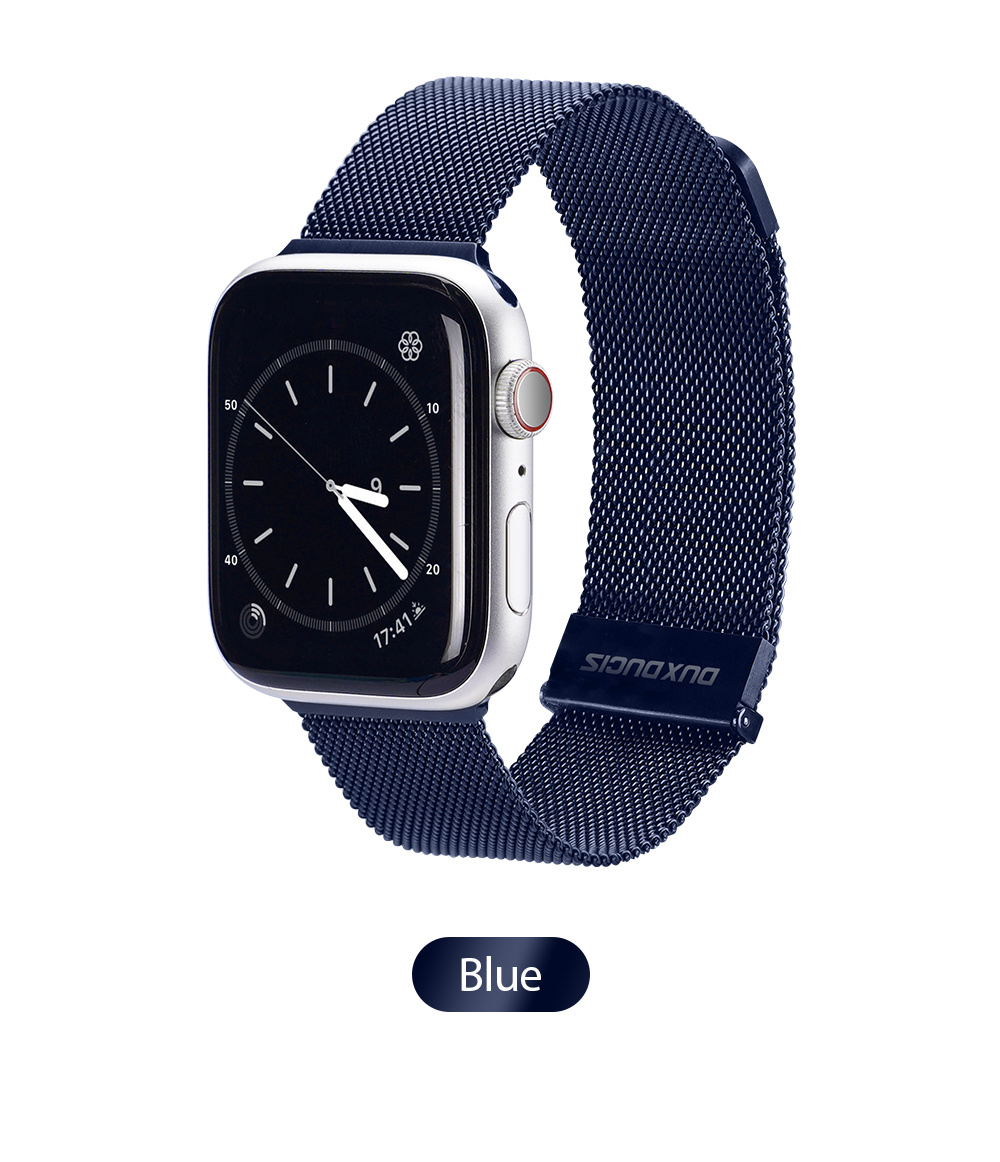 Dây Đồng Hồ Thép Lưới Dux Ducis Milanese Series Dành Cho Apple Watch Seri 1-8/ SE/ Apple Watch Ultra