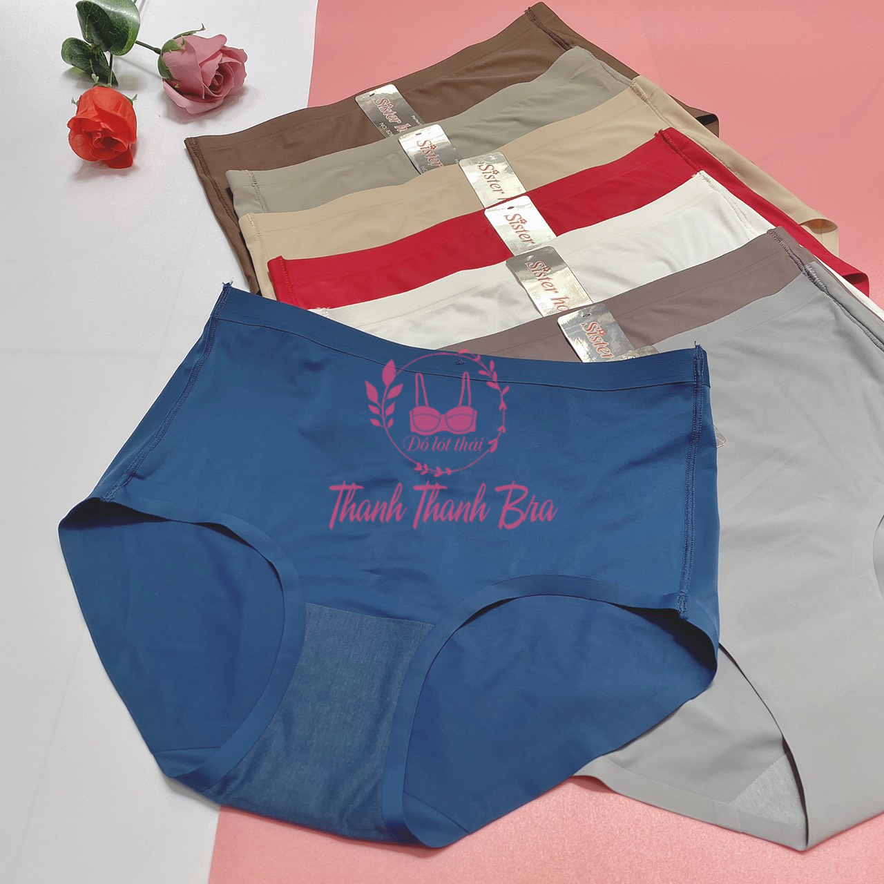 Quần lót nữ thái lan Siterhood 628 –Chất su đúc mát lạnh lưng cao gel nhẹ