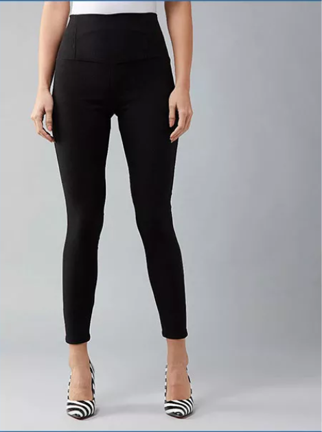 Quần Legging Nữ LN211-a dài túi sau màu đen cao cấp thun co giãn 4 chiều vải đẹp dày thoáng mát khôn
