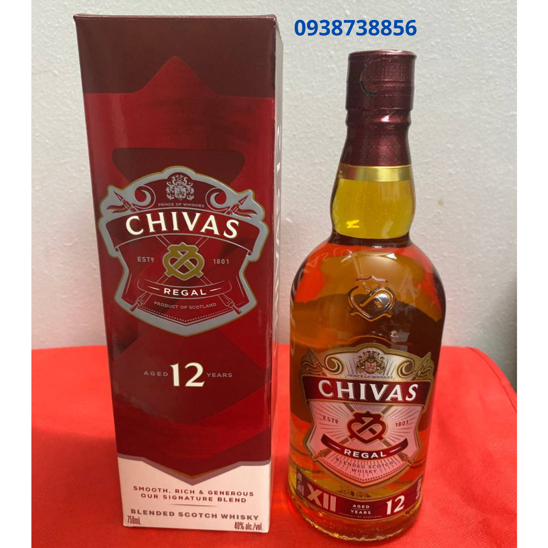 RƯỢU CHIVAS 12 750mL CHẤT LƯỢNG 100% CHÍNH HÃNG TỐT NHẤT GIÁ