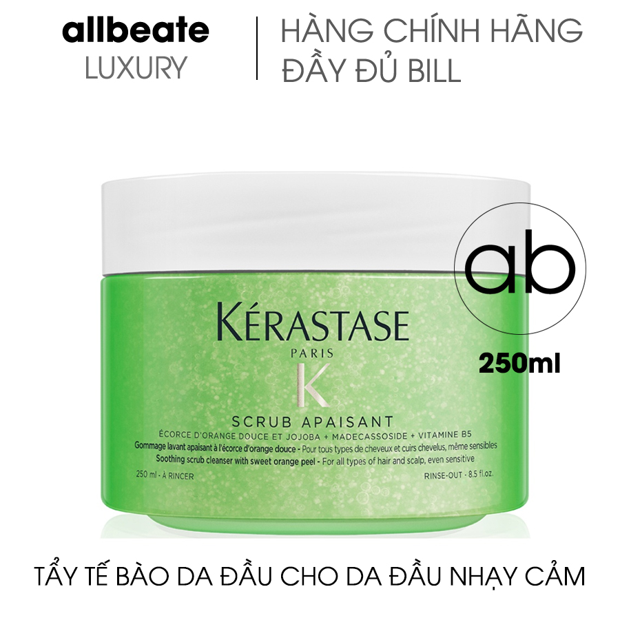 Tẩy Tế Bào Da Đầu Nhạy Cảm Kérastase Fusio Scrub Soothing Scrub 250Ml