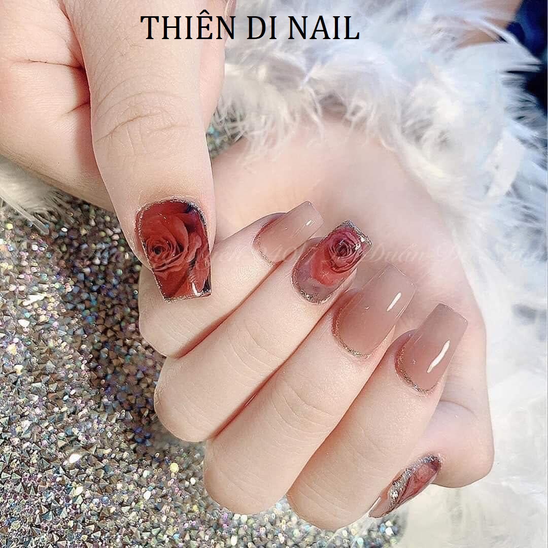 Sơn Thạch Nude hoa hồng - màu yêu thích của chị em làm nail năm 2020