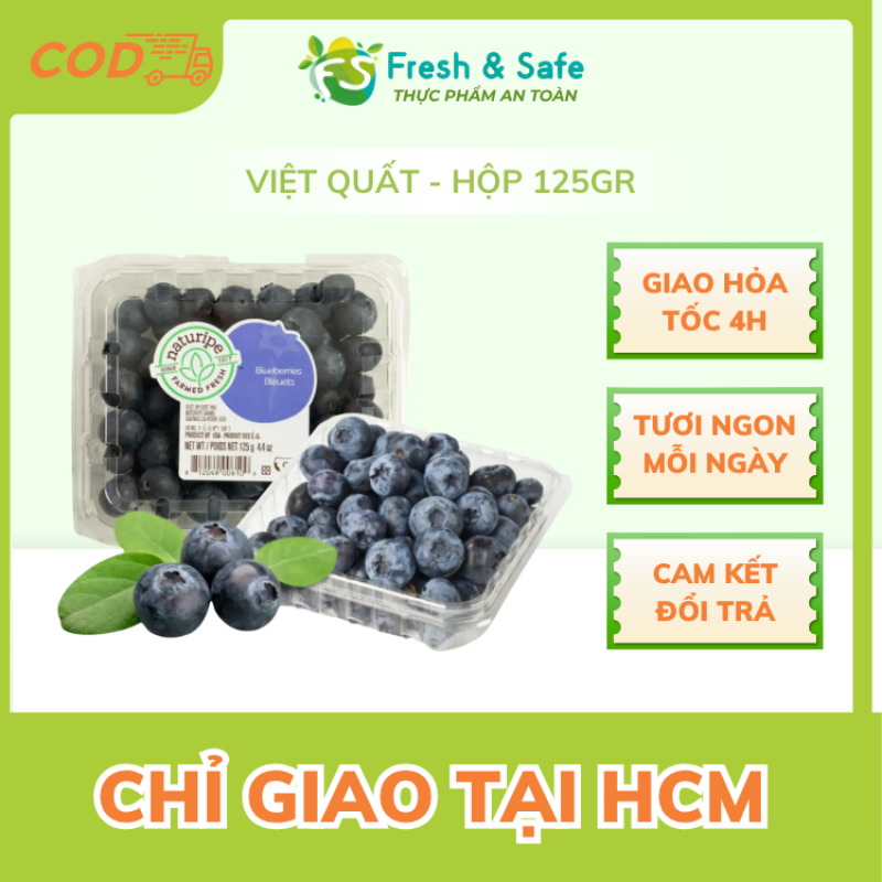 Việt Quất - Trọng lượng 125gr