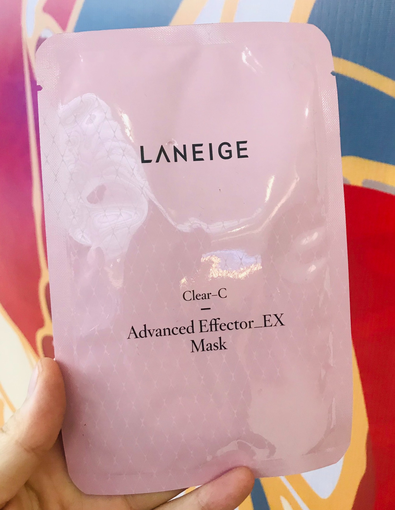 Mặt Nạ Tinh Chất Sáng Hồng Da Laneige Clear - C Advanced Effector Mask