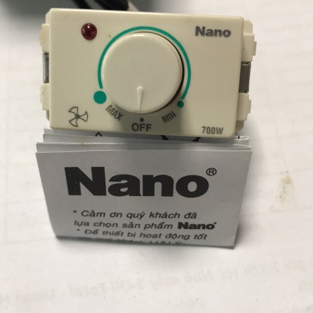 Hạt công tắc dimmer điều chỉnh tốc độ quạt 700W NDF 603W (Nanoco) - Panasonic