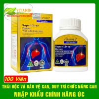Vitatree Supper Liver Detox giúp thải độc và bảo bệ gan tăng cường chức nang gan | Nhập khẩu chính hãng Úc