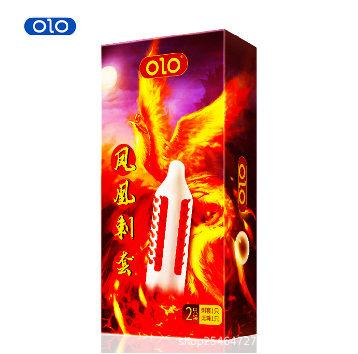 Bao Cao Su Olo Phượng Hoàng Gai Dọc Thân (1 Bi Silicon 1.5cm Đi Kèm) Giúp Cuộc Yêu Thăng Hoa Nhiều G