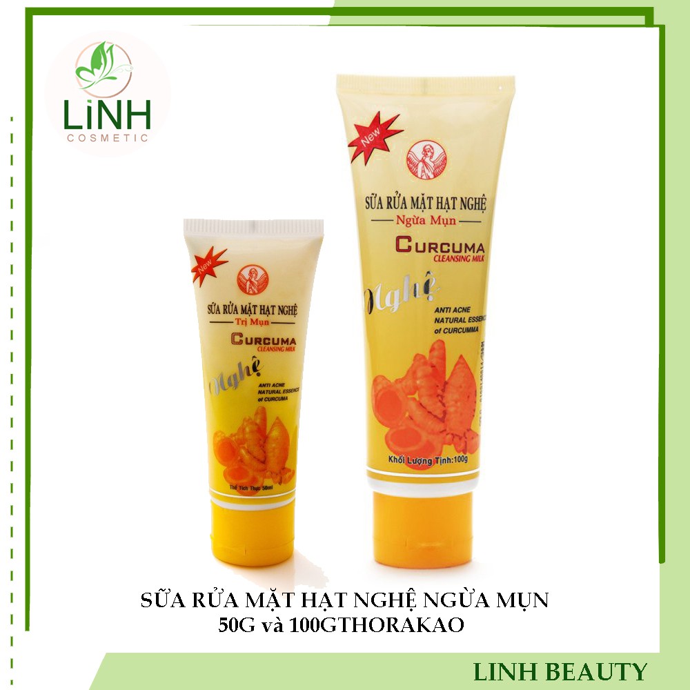 Sữa Rửa Mặt Hạt Nghệ Ngừa Mụn 50G Và 100G Thorakao Đảm Bảo Cung Cấp Các Sản Phẩm Đang Được Săn Đón Trên Thị Trường Hiện Nay Cam Kết Hàng Nhận Được Đúng Mô Tả
