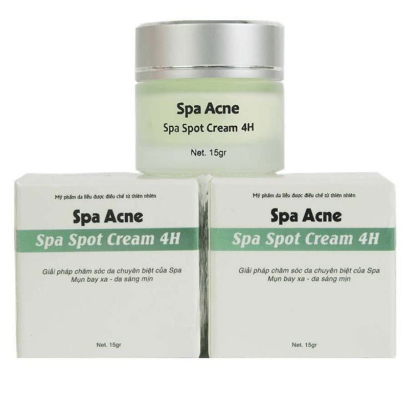 Kem Khử Mụn Spa Acne Chuyên Mụn Đầu Đen Mụn Bọc Hiệu Quả 15G