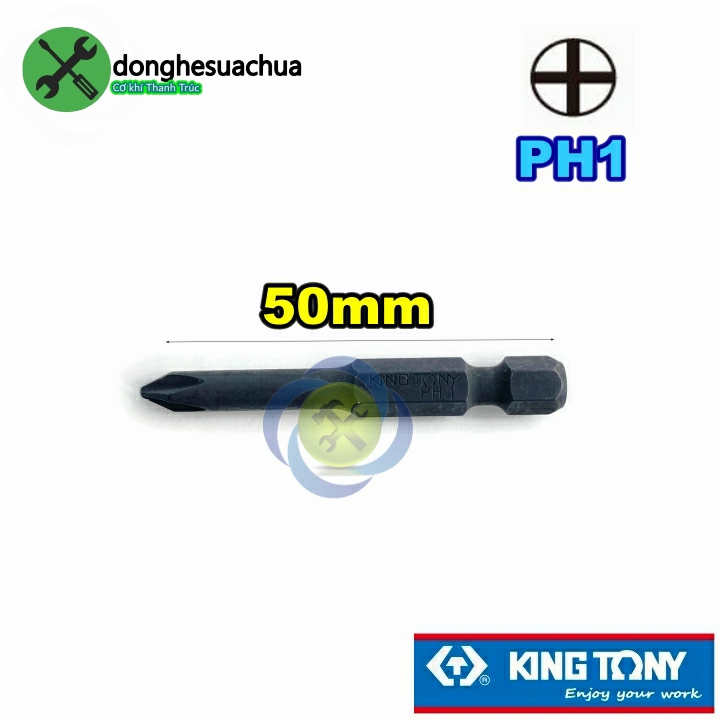 [HCM]Mũi vít bake PH1 Kingtony 715001P 50mm (1 cây)