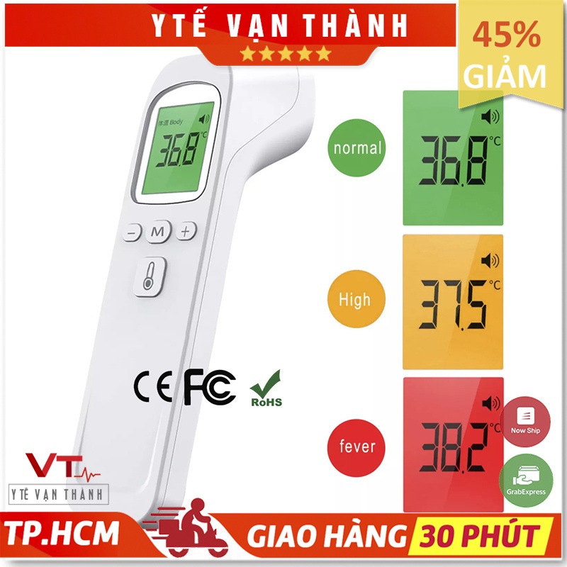✅ [Có Bảo Hành] Nhiệt Kế Hồng Ngoại Đo Trán - Ftw - 01 Màn Hình Màu 2 Chế Độ Đo Cực Nhanh Vt0296 [ Y Tế Vạn Thành ]