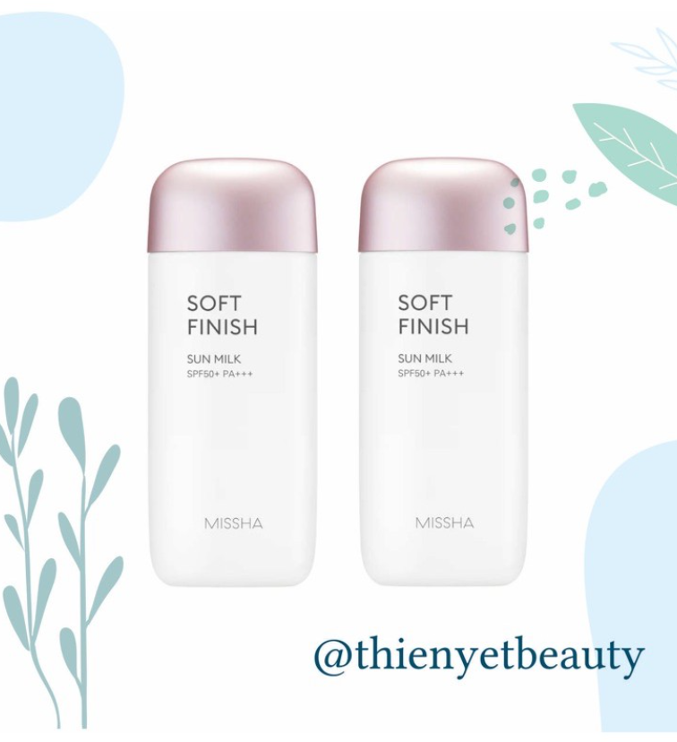 [HCM]Soft finish Sun Milk - Kem chống nắng Missha SUNMILK SPF PA+++