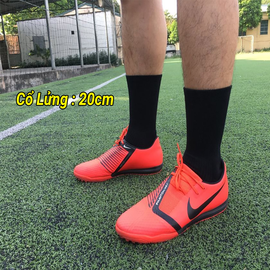 Tất thể thao Feetures vớ đá bóng loại cổ ngắn lửng dài 83% cotton. Hàng dệt kim xuất khẩu. Bubi - Si