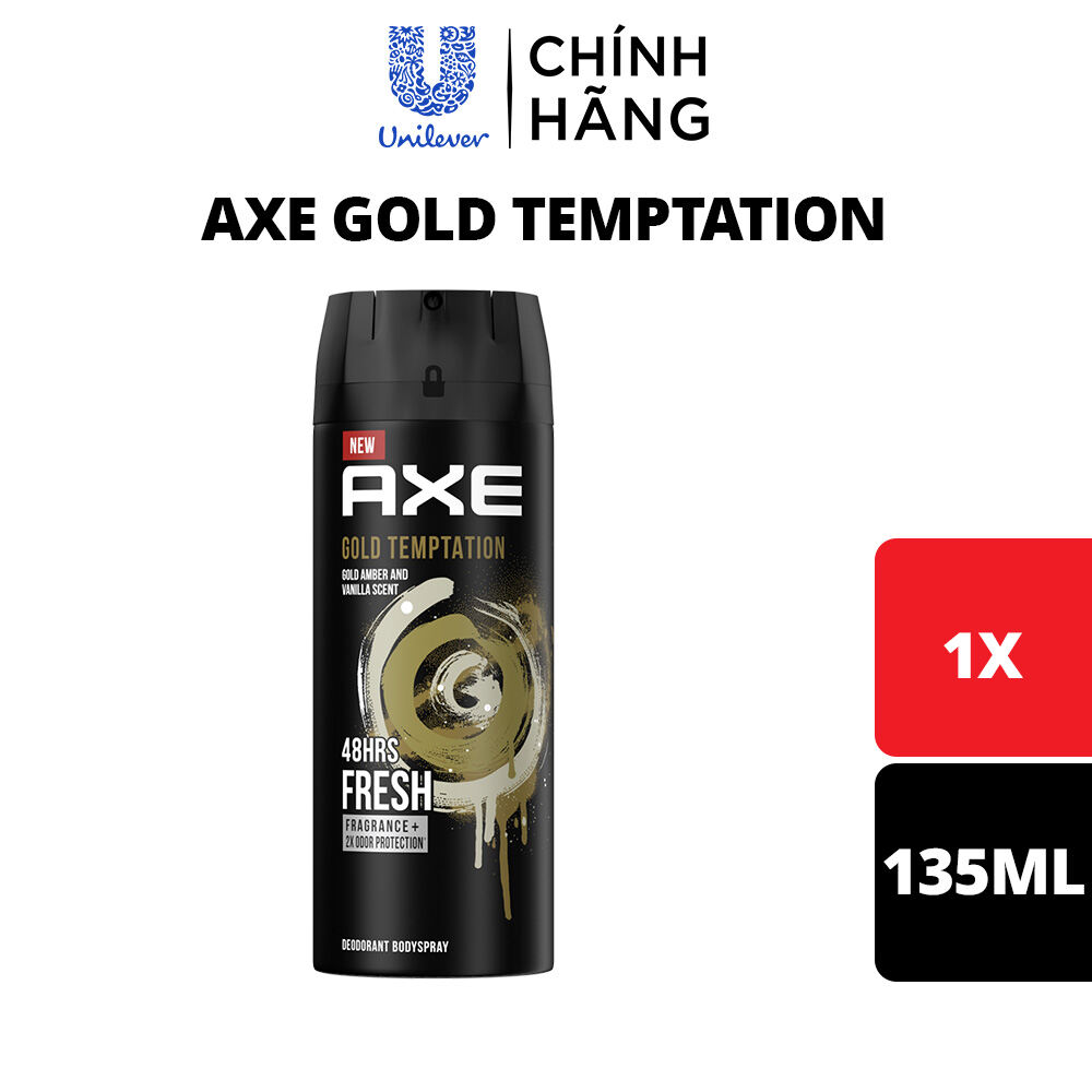 Xịt khử mùi Axe hương nước hoa Black dành cho nam 135ml body mist toàn thân