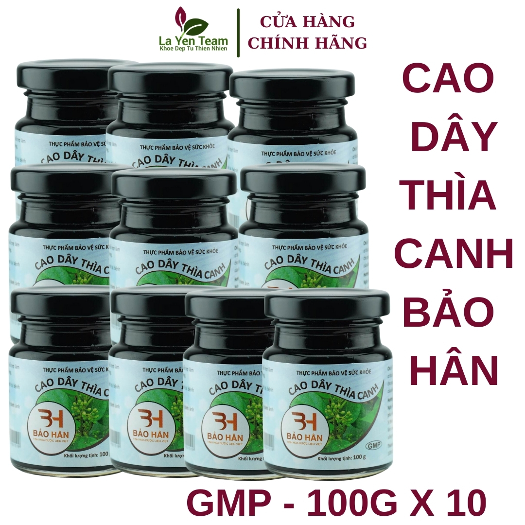 [Hcm]Cao Dây Thìa Canh Bảo Hân 100G - Combo 10 Lọ (Tác Dụng Hạ Và Ổn Định Đường Huyết) | La Yến Team