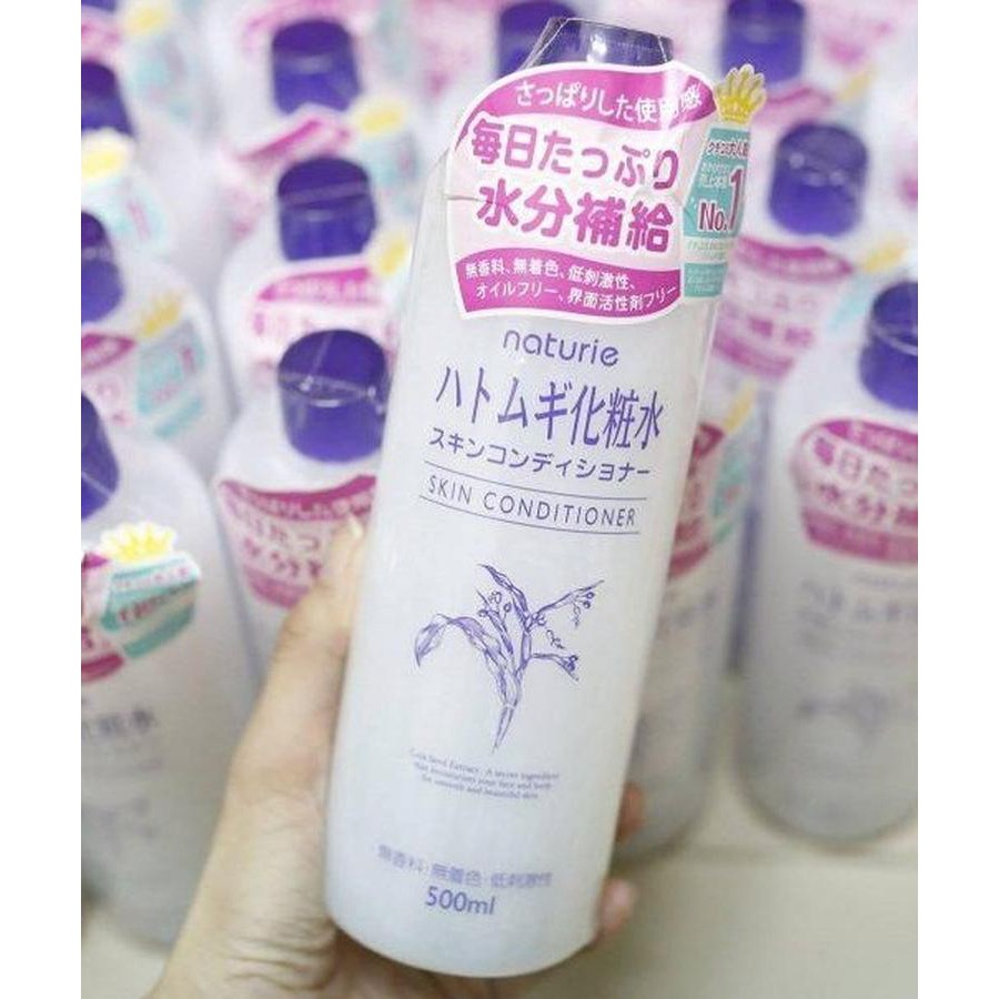 Nước Hoa Hồng Naturie Hatomugi Nhật Bản 500Ml