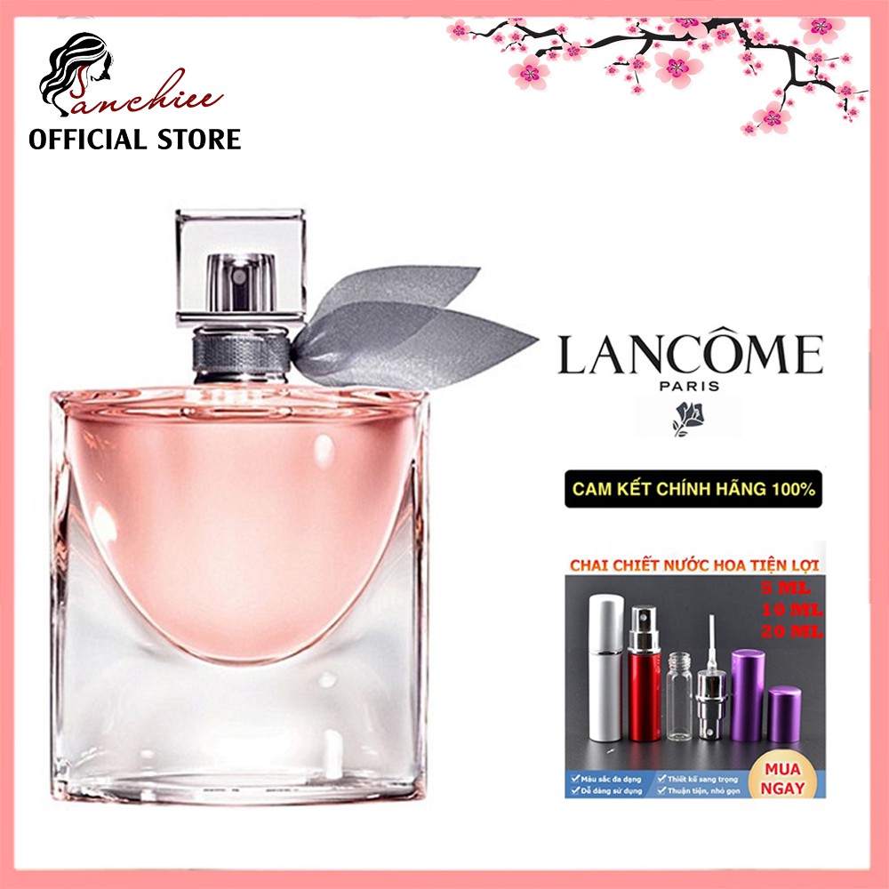 Nước hoa mini [𝘊𝘩𝘪́𝘯𝘩 𝘏𝘢̃𝘯𝘨] Nước Hoa Nữ Lancome La Vie Est Belle EDP 5/10/20ml.hương thơm thanh mát và thanh lịch
