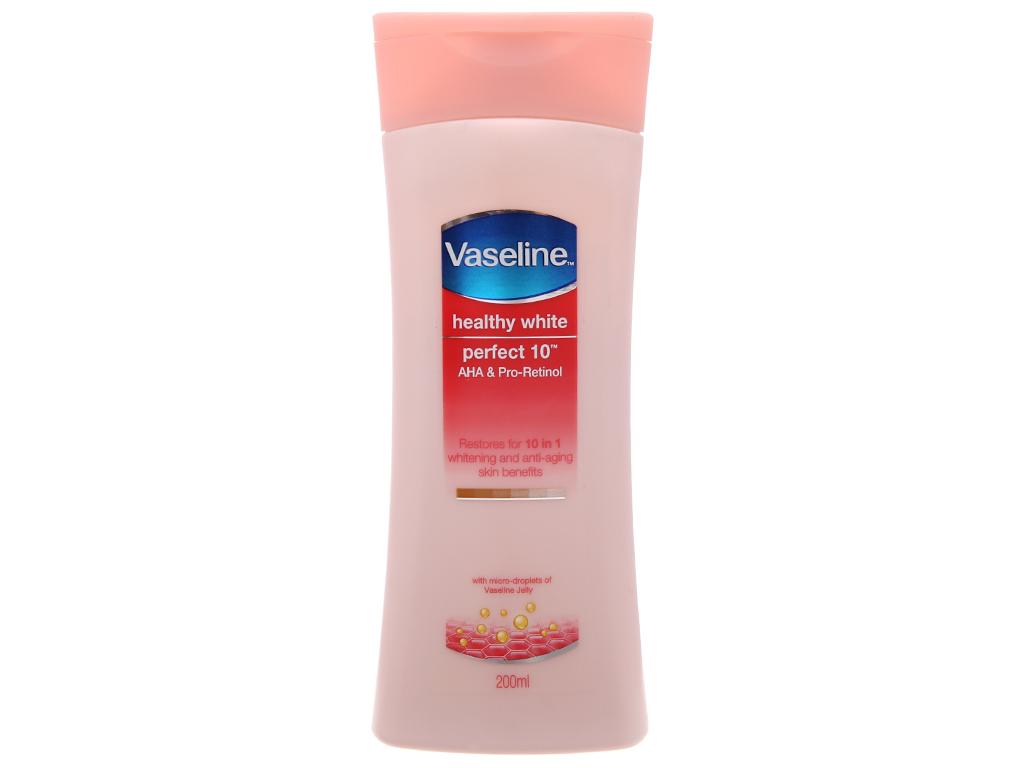 [HCM]Sữa dưỡng thể Vaseline Perfect 10 trong 1 200ml