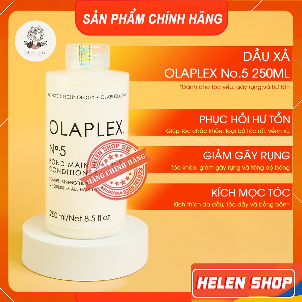 OLAPLEX Dầu Gội Xả Kem Xả Khô Ủ Tóc Olaplex Phục Hồi Tóc Hư Tổn Cấp Ẩm Chống Xơ Rối Vểnh Xù Ngăn Rụn