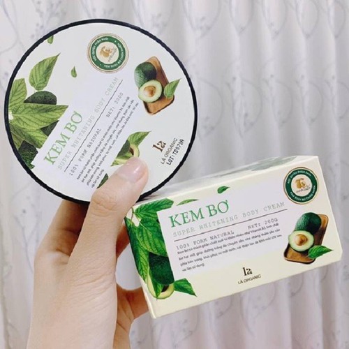 Kem Bơ Lá Oranic Trắng Da 200G