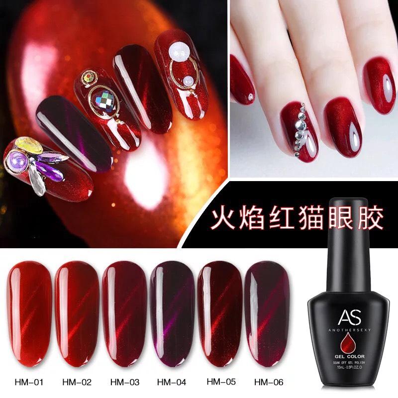 [Hcm]Sơn Gel As Mắt Mèo (Dành Cho Tiệm Nail Chuyên Nghiệp) - Hm