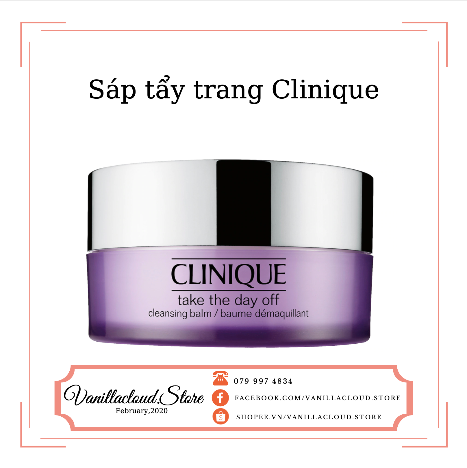 Sáp tẩy trang Clinique TAKE THE DAY OFF CLEANSING BALM