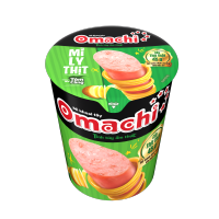 [Chọn Vị] Thùng Mì khoai tây Omachi Mì ly Thịt Thật 24 Ly