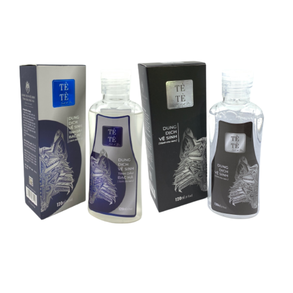 Combo 2 Dung Dịch Vệ Sinh Nam Tê Tê Men 120Ml 1 Chai Classic Và 1 Chai Bạc Hà Thư Giãn Tăng Hưng Phấn Hết Mùi Môi Và Hết Nấm Ngứa Khó Chịu
