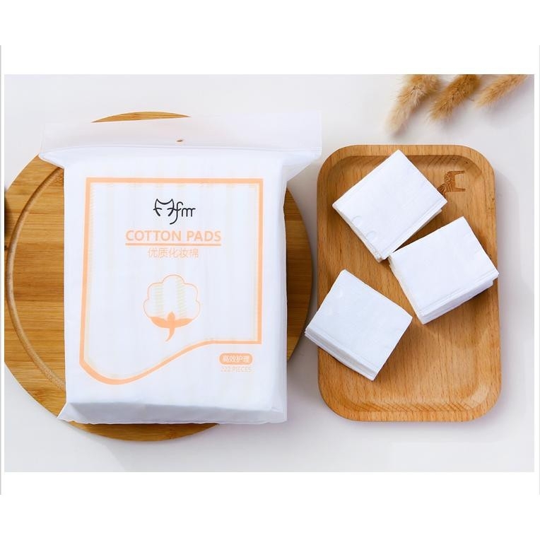 [HCM]Bông tẩy trang 3 lớp FM Cotton Pads 222 miếng mềm mịn dai nội địa Trung – selenshop