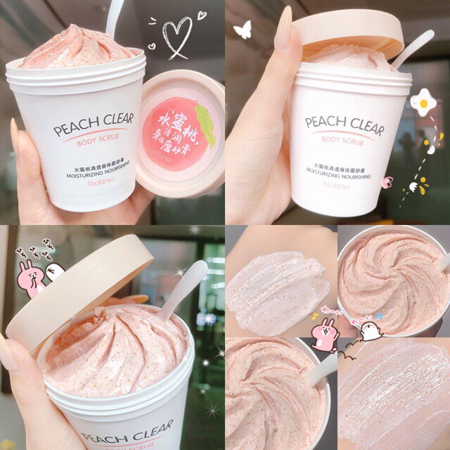 Tẩy Da Chết Toàn Thân Hexi Đào - Phụ Kiện Làm Đẹp Siêu Rẻ