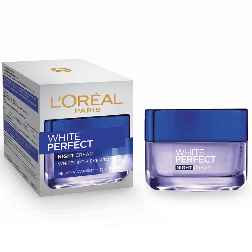 [HCM][Chính hãng] KEM DƯỠNG TRẮNG DA BAN ĐÊM LOREAL WHITE PERFECT NIGHT CREAM 50G