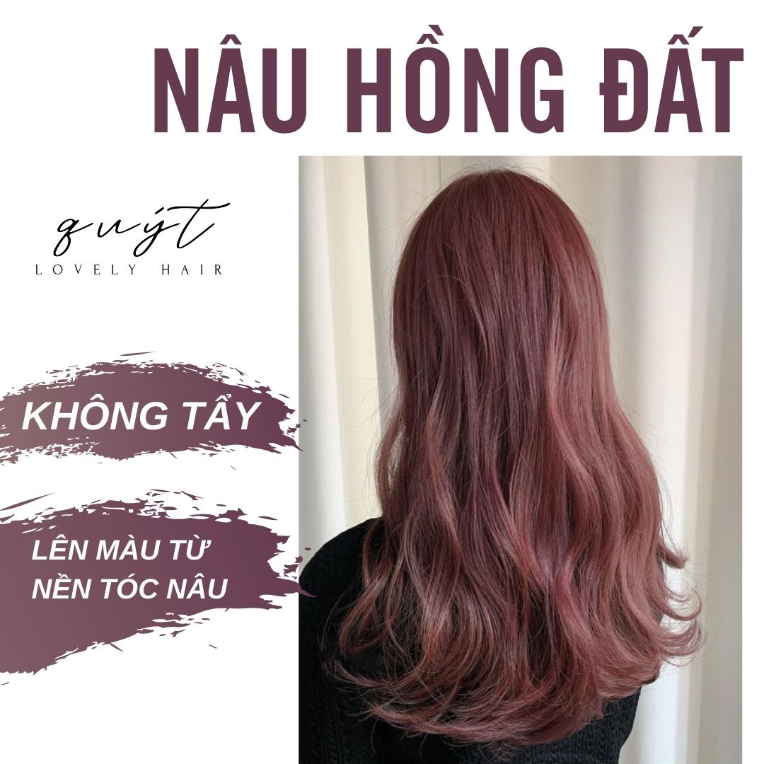 [Hcm]Tuýp Nhuộm Nâu Hồng Đất - Không Kèm Oxy