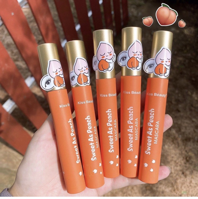 Mascara Chuốt Mi Trái Đào Cam 864 Kissbeauty Nội Địa Sỉ Rẻ Lâu Trôi Dài Cong Dày Mi Eye Makeup We Store