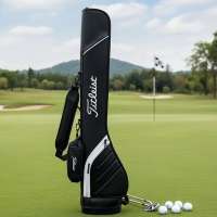 Túi Tập Golf Mini Titleist. Chất Liệu Da Pu Chống Nước Có Lợp Đệm Chống Sock Cho Gậy.