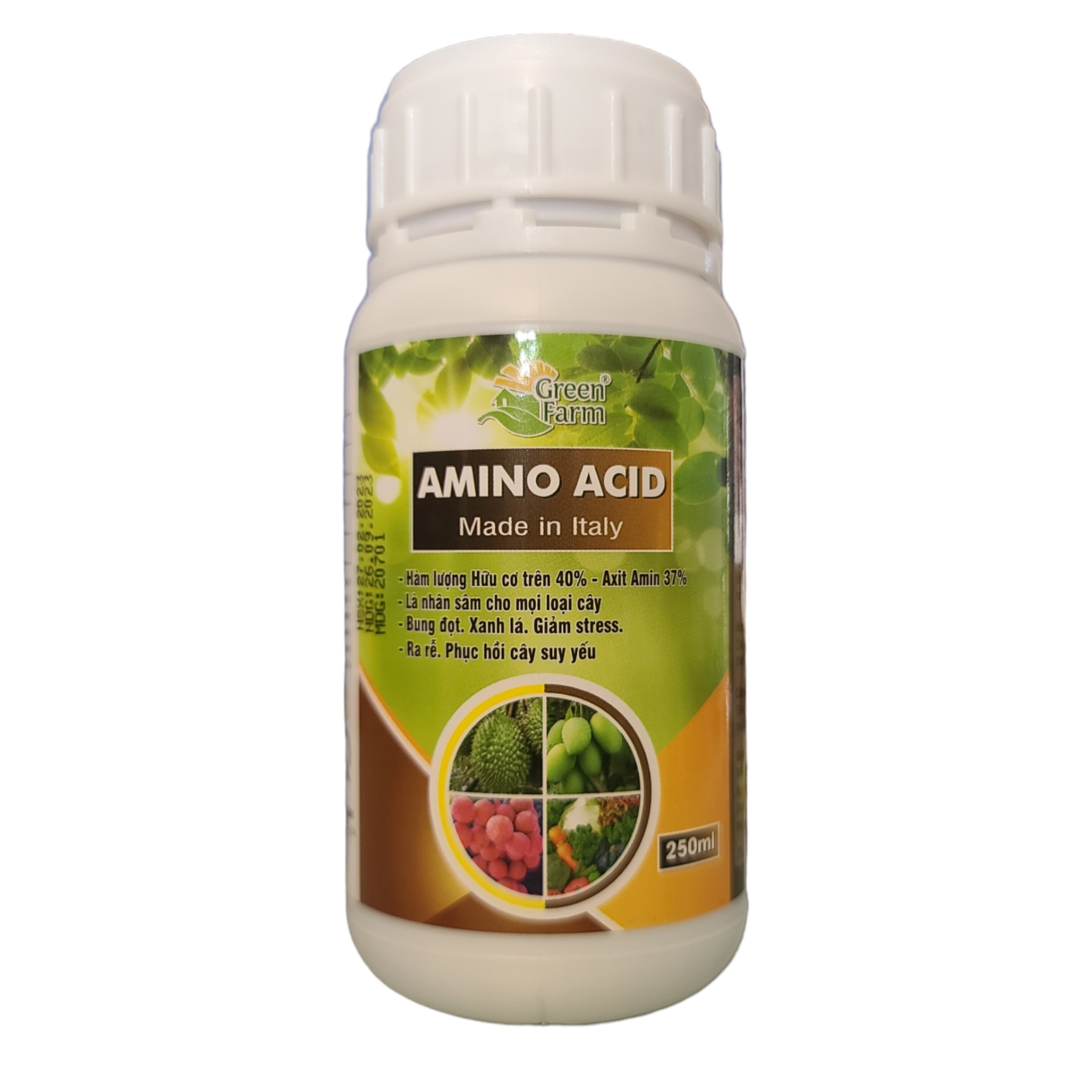 Phân bón lá hữu cơ sinh học AMINO ACID  nhập khẩu từ Italy