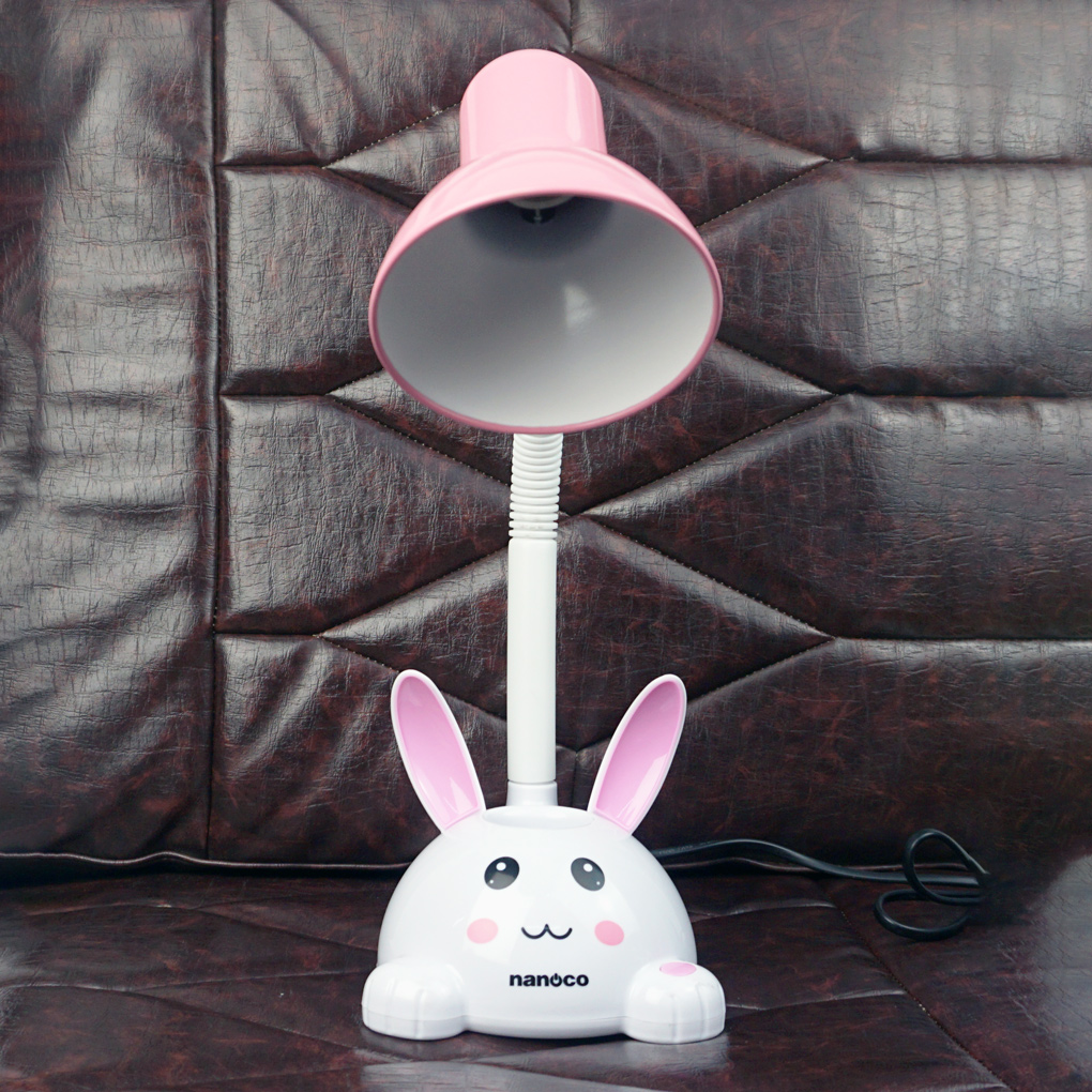 Đèn bàn LED Nanoco NDKC01P/ NDKC01BE Chất liệu nhựa ABS cao cấp Tích hợp khay đựng bút - STM