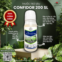 Thuốc trừ sâu CONFIDOR 200SL (50ml - 100ml) BAYER - Imidacloprid 200g/l Chuyên trị bọ trĩ