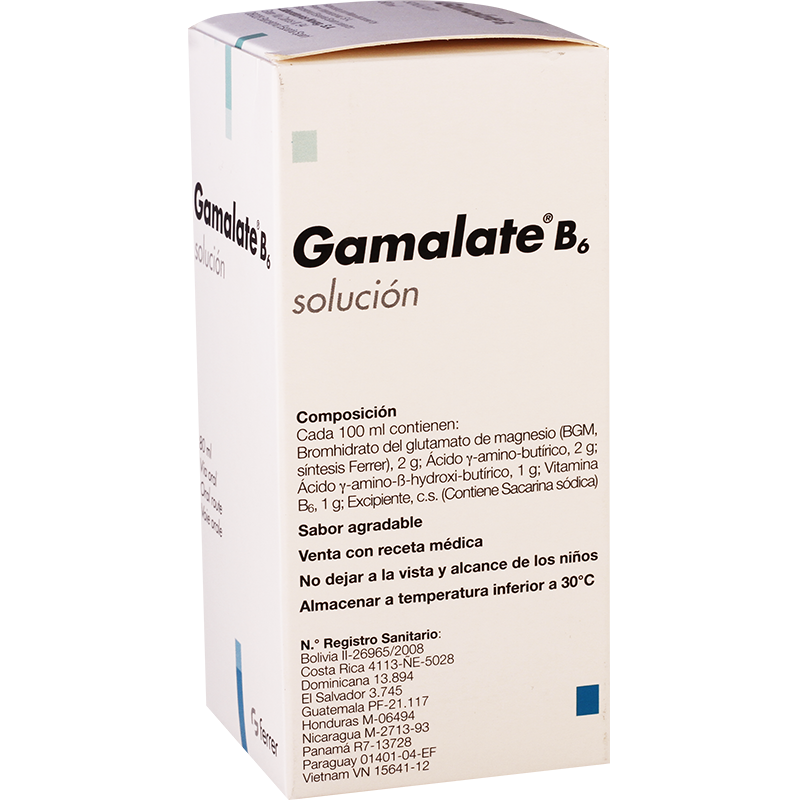 Gamalate B6 Solution - Hỗ Trợ Cho Người Suy Nhược Thần Kinh Chức Năng Của Pháp ( Lọ 80Ml)