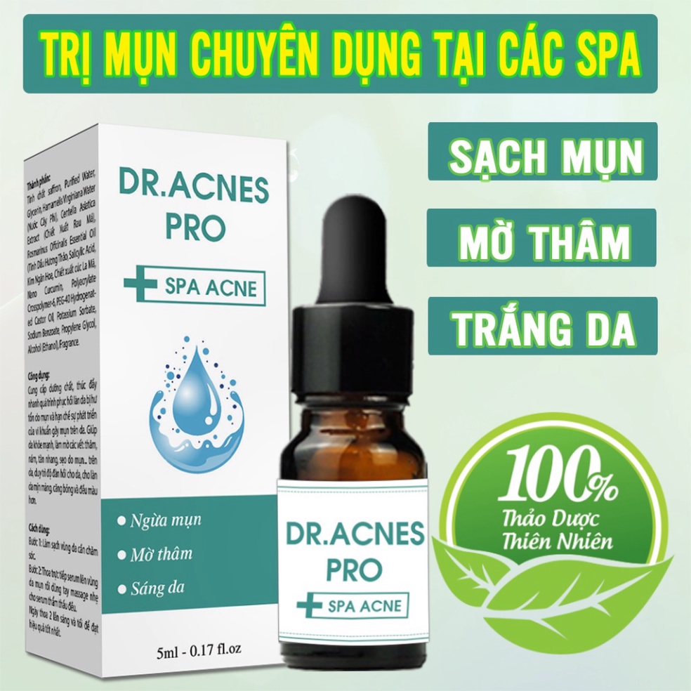 Serum giảm mụn Dr Acne Pro-Sạch mụn sau 7 ngày