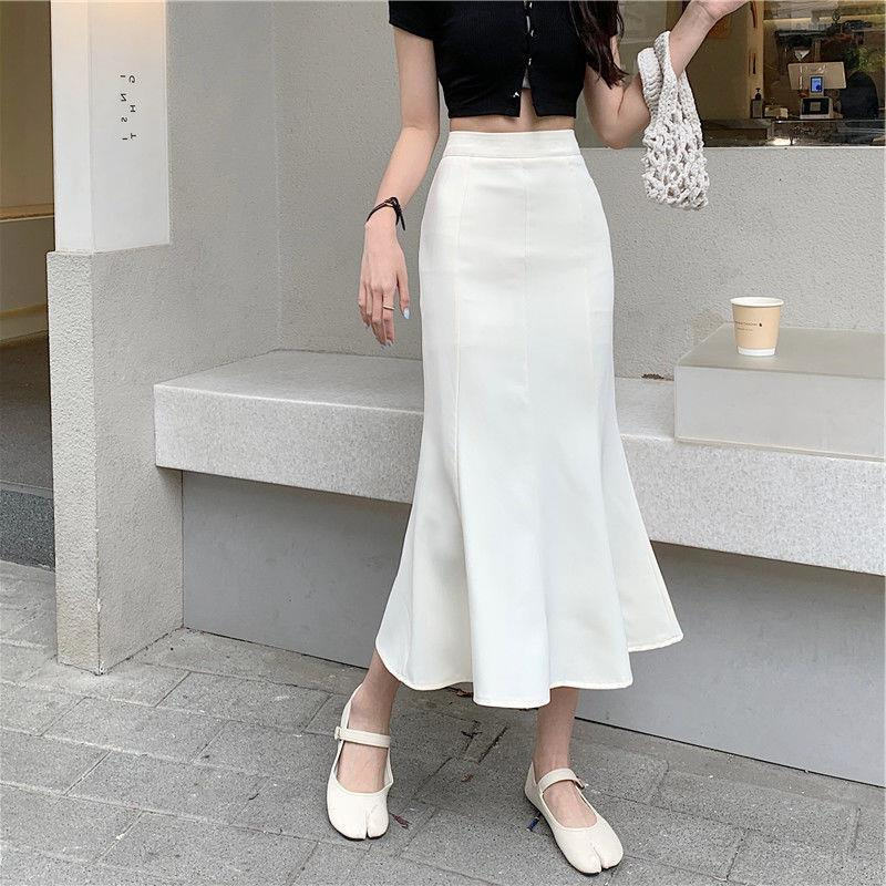 Chân váy trắng xòe xếp ly CV03-37 | Thời trang công sở K&K Fashion