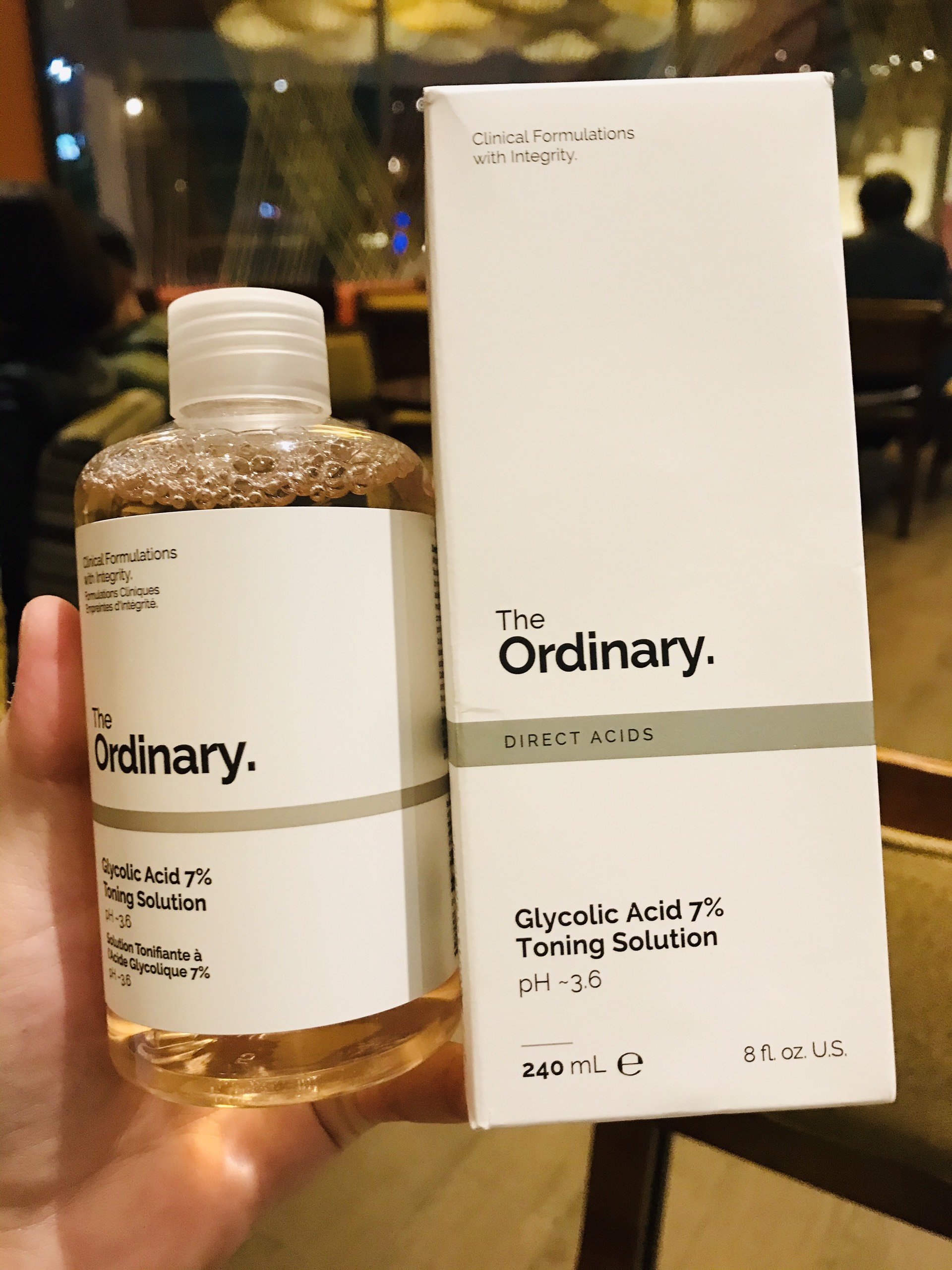 Toner The Ordinary Glycolic Acid 7% Toning Solution Tẩy Da Chết / Sáng Da / Giảm Thâm ( 240mL )