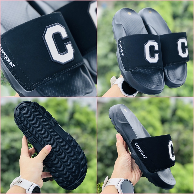Dép Covernat C TẶNG VỚ Cao Cấp dép convernat cao cấp thể thao quai ngang thể thao nam nữ đế độn tăng