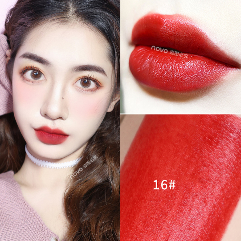 Son Thỏi Novo Candy Fluorescent Velvet Lipstick Thiết Kế Siêu Xinh P597