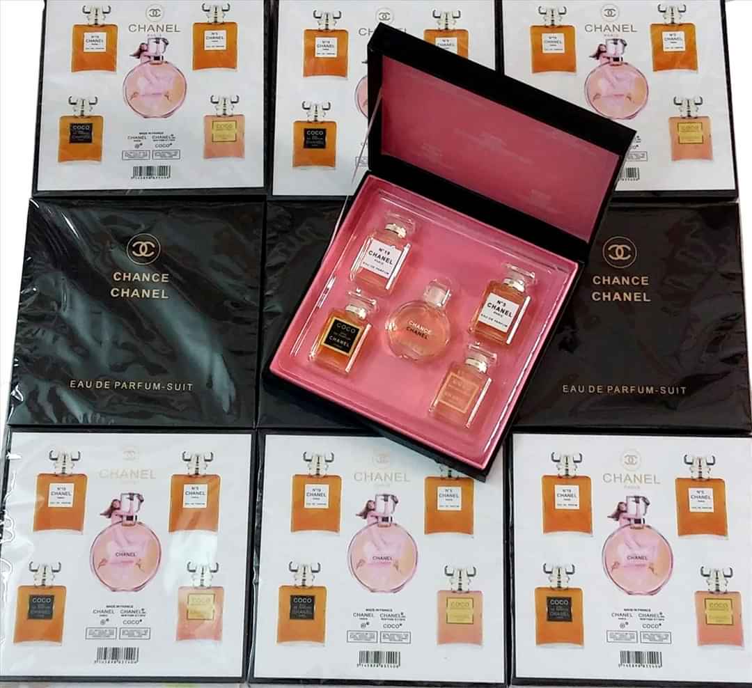 SÉT 5 CHAI NƯỚC HOA NỮ CAO CẤP