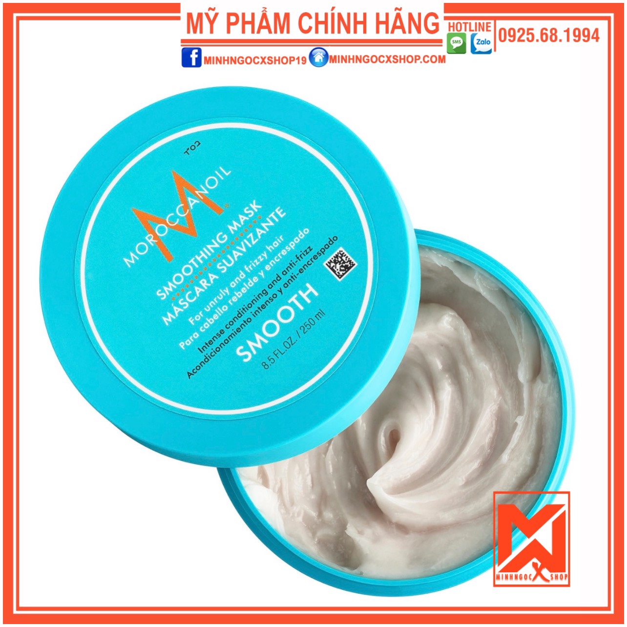 Dầu Hấp Siêu Mượt Moroccanoil Smoothing Mask 250Ml Chính Hãng